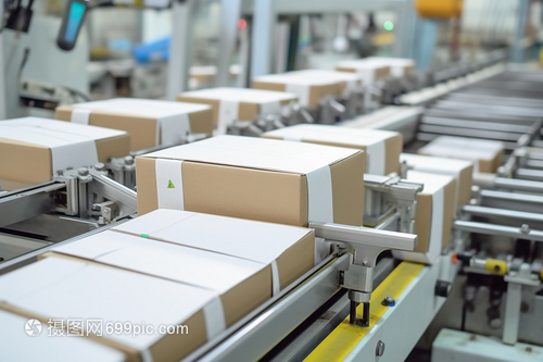 快递包装流水线中的纸箱应用与管理